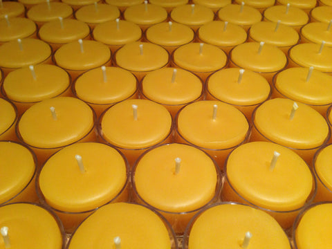 100% Pure Beeswax Tealights